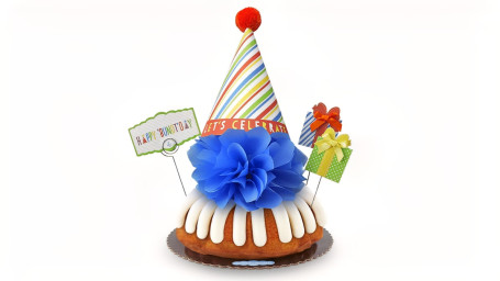 Happy Bundt'day 8" Gedecoreerde Bundtcake