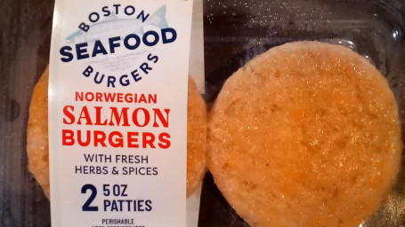 Boston Seafood Salmon Burgers