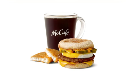 Kaasachtige Jalapeno Worst Ei Mcmuffin Maaltijd