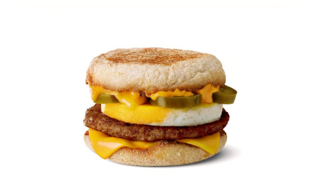 Kaasachtige Jalapeno Worst Ei Mcmuffin