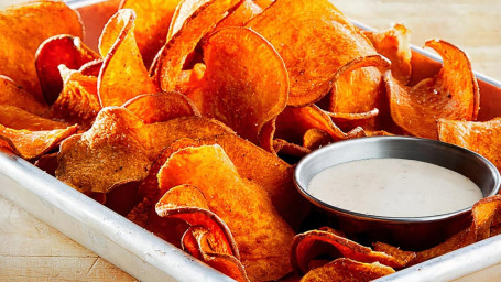 Dry Rubbed Sweet Potato Chips (V)