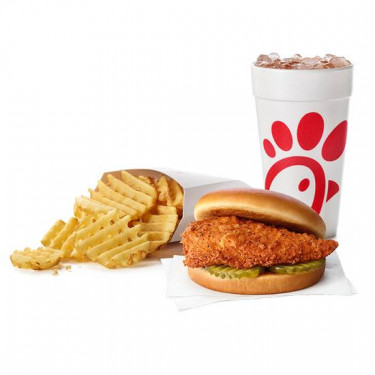 Chick-Fil-A Pittige Kip Sandwich Maaltijd