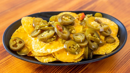 Nachos Con Queso Amarillo Nachos With Yellow Cheese