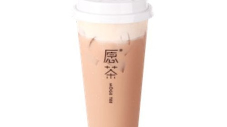 Red Bean Tofu Pudding Milk Or Milk Tea Yuán Qì Hóng Dòu Nǎi Huā, Xiān Nǎi Or Nǎi Chá