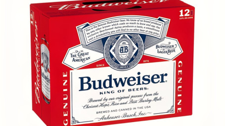 Budweiser 12-Pack Blikjes Van 12 Oz