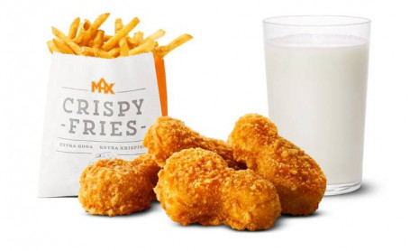 Kindermaaltijd Met Kipnuggets 4 Stuks