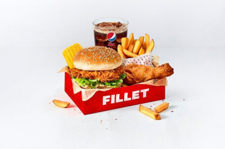 Filetbox Maaltijd Met 1 Stuk Kip