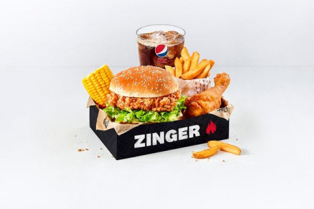 Zinger Box Maaltijd Met 1 Stuk Kip