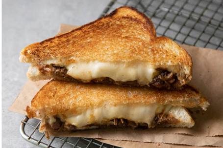 Brisket And Triple Cheese Toastie