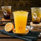 Bēi Zhuāng Fěi Cuì Liǔ Chéng Green Tea With Orange In Cup