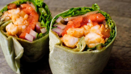 Jerk Painted Shrimp Wrap