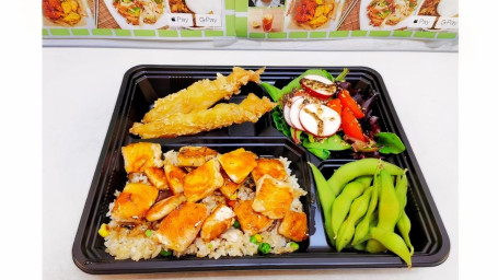 Teriyaki Grilled Salmon Bento Box