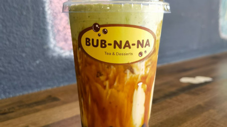 Matcha Float Brown Sugar Boba Tea