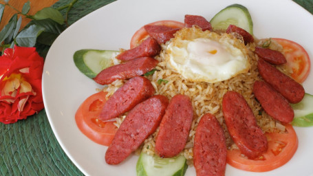 Fried Rice With Longaniza Egg (Large)