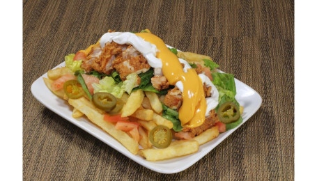 Crispy Chicken Loaded Fries