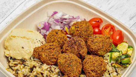 Quinoa Falafel Plate