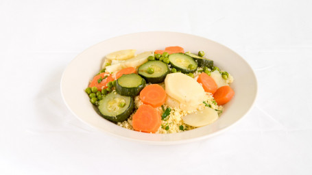 Couscous, Zucchini, Carrots, White Potato, Tomato, Onion