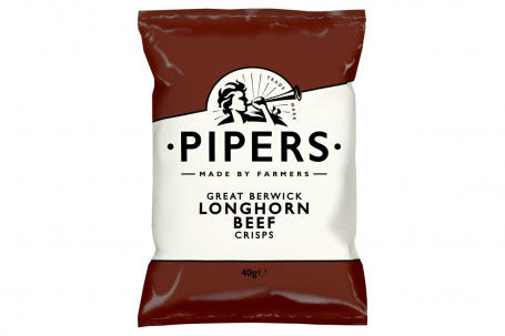 Pipers Great Berwick Longhorn Beef Chips 40G