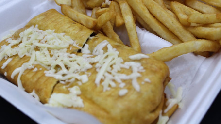 Crispy Teriyaki Chicken Philly With Fries