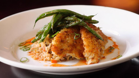 Scallion Crusted Trigger Fish