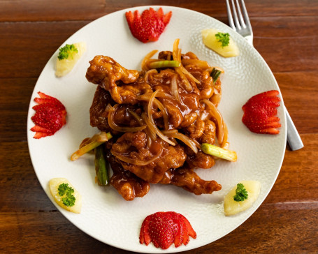 Pork Chops With Pepper Honey Sauce