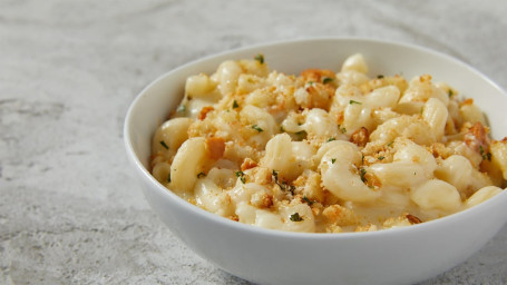 Side: White Cheddar Macaroni& Cheese W/ Garlic Bread