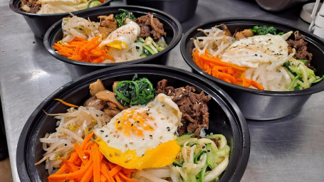 Vegetable Bibimbop Korean Rice Bowl Vegetables