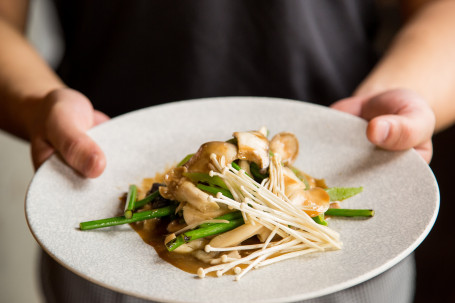 Stir Fry Of Asian Mushrooms