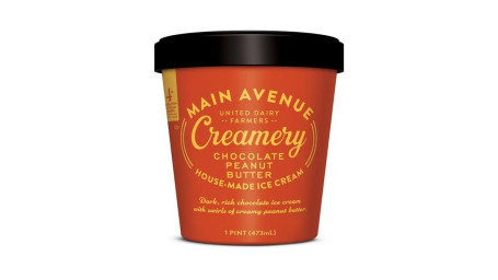 Pint Main Ave Creamery Chocolate Peanut Butter