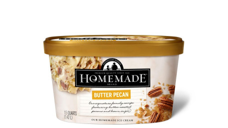 48Oz Homemade Brand Butter Pecan