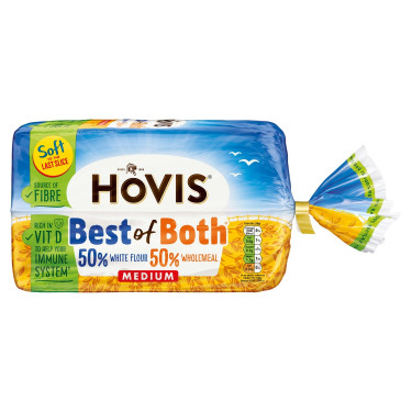 Hovis Best Of Both Medium Gesneden Brood 750G