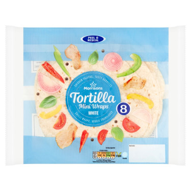 Morrisons Mini Tortilla Wraps 8 Stuks