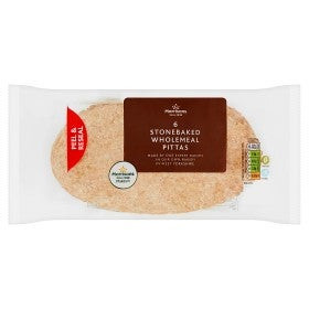 Morrisons Steengebakken Volkoren Pitta's 6 Stuks