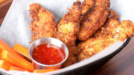 Chicken Tenders Basket With Lemon Buffalo Sauce