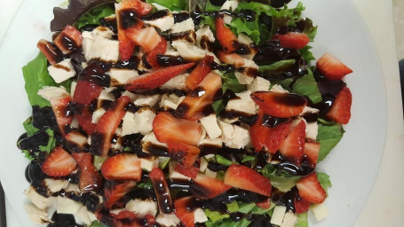 Spinach Strawberry Chicken Salad