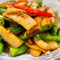 H06Xìng Bào Gū Chǎo Qiū Kuí Okra Stir Fried King Oyster Mushroom