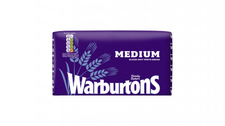 Warburtons Medium Gesneden Zacht Witbrood 800G