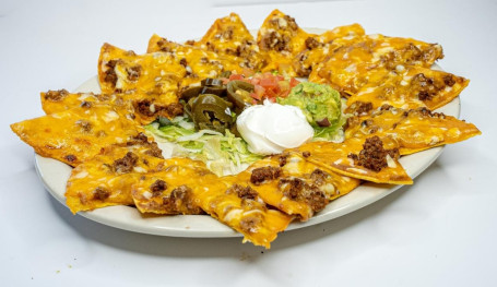 Tx Style Bean Cheese Nachos Large