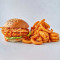 Korea Gangnam Style Chicken Burger Sweet Potato Fries