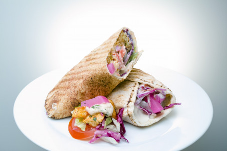 Vegan Hummus Falafel Wrap (Ve)