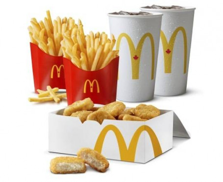 20-Delige Chicken Mcnuggets-Maaltijd (Voor 2 Personen) [1650-2280 Calorieën]