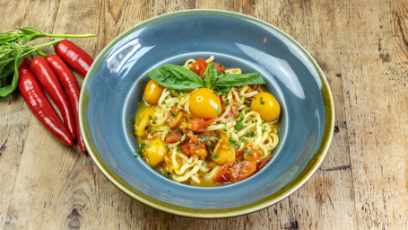 Tonnarelli With Aglio, Olio, Datterino, And Peperoncino (Vg)