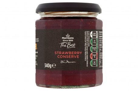 Morrisons The Best Strawberry Conserve Jam 340G