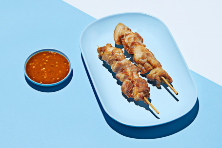 Spicy Satay Chicken Skewers (2Pc)