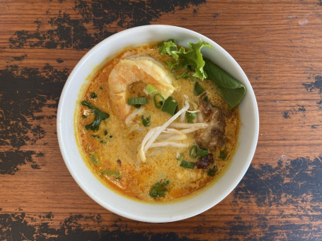 Laksa Chicken And Prawns Soup(No Noodles)