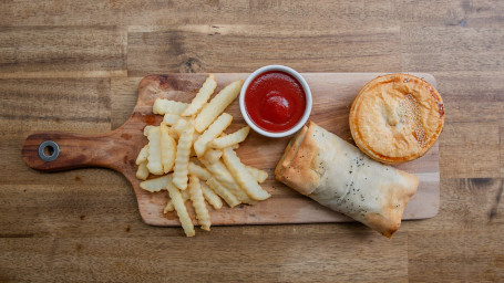 Aussie Beef Pie With Chips