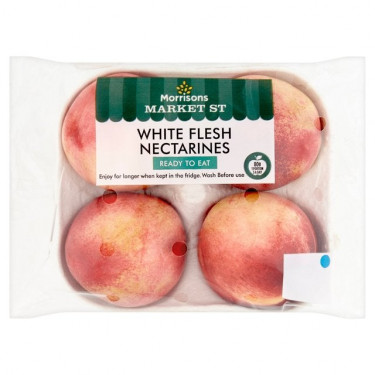 Kant-En-Klare Nectarines Met Wit Vruchtvlees 4 Stuks