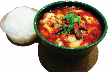 Fish In Chilli Soup With Rice