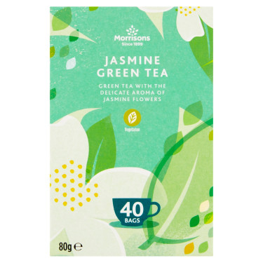 Morrisons Jasmine Serenity Groene Thee 40 Zakjes 80G