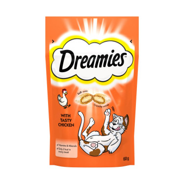 Dreamies Cat Treat Biscuits Met Kip 60G